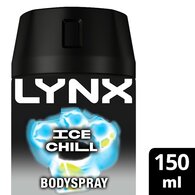 Lynx Anti-Perspirant Deodorant Spray Aerosol Ice Chill 150ml