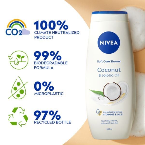 NIVEA Coconut Shower Gel 500ml