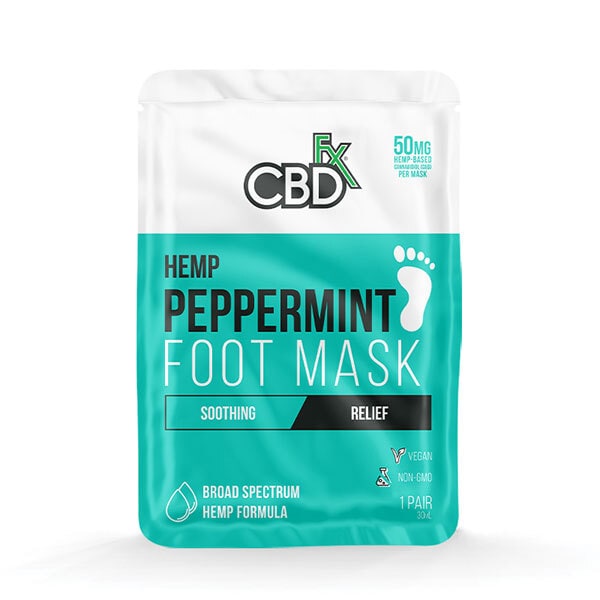 DNR CBDfx - Hemp Foot Mask - Peppermint - 50mg