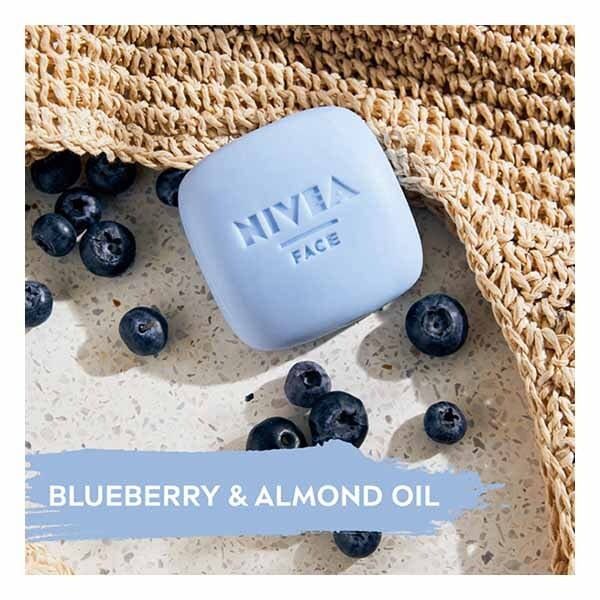 Nivea Magicbar Almond Oil & Blueberry Face Cleansing Bar 75G