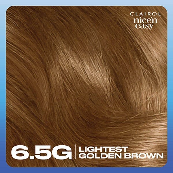 Clairol Nice'n Easy Hair Dye 6.5G Lightest Golden Brown