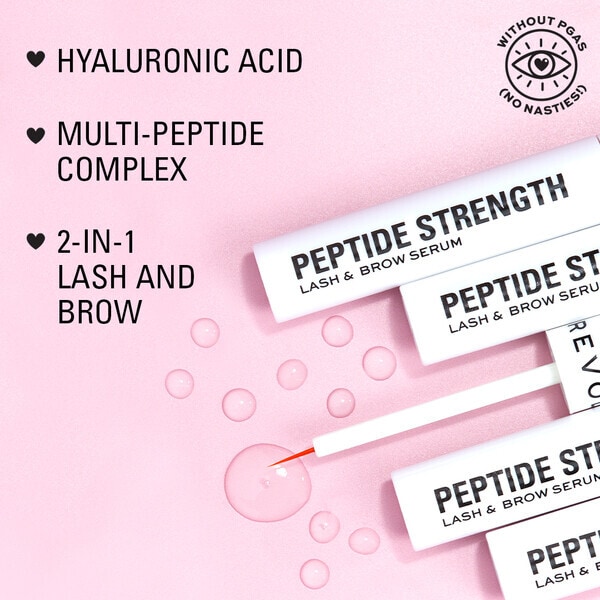 Revolution Peptide Strength Lash And Brow Serum