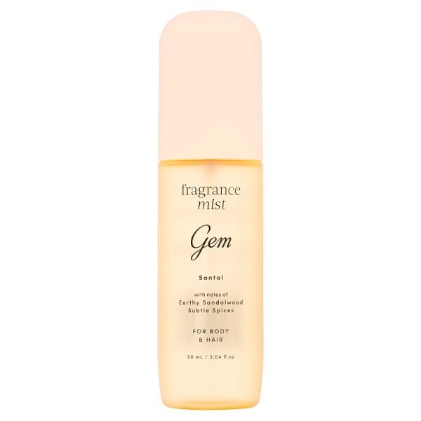 Gem Fragrance Mist For Body & Hair: Santal 90ml