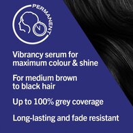 LIVE Intense Colour Permanent Black Hair Dye Deep Black