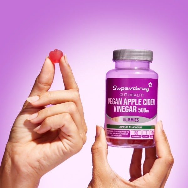 Superdrug Apple Cider Vinegar Gummies 500mg 60s