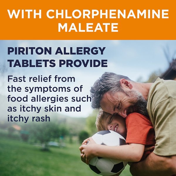 Piriton Allergy Relief Tablets Antihistamine Tablets 30s