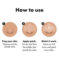 Hero Mighty Patch Nose Hydrocolloid Pimple Patches 10Ct