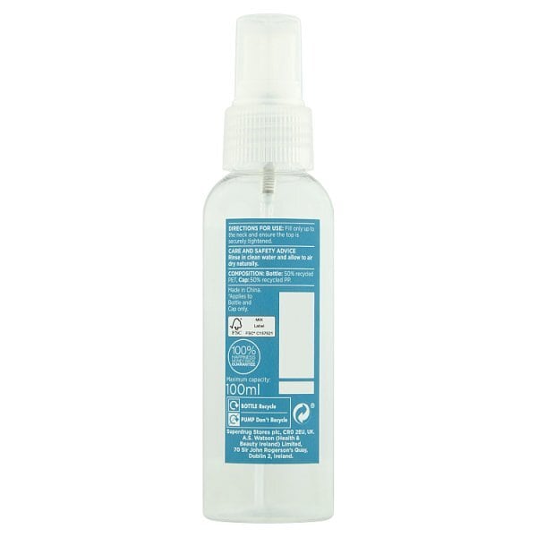 Superdrug Spray Travel Bottle 100ml