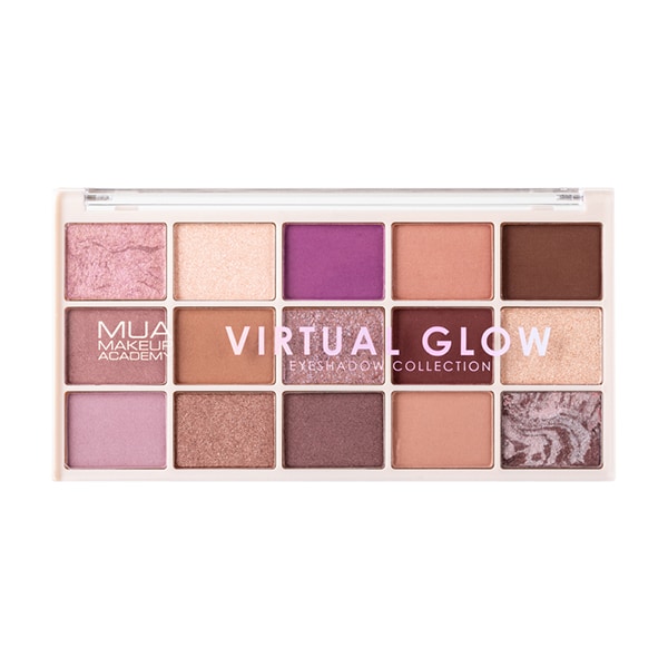 MUA Virtual Glow 15 Shade Eyeshadow Palette