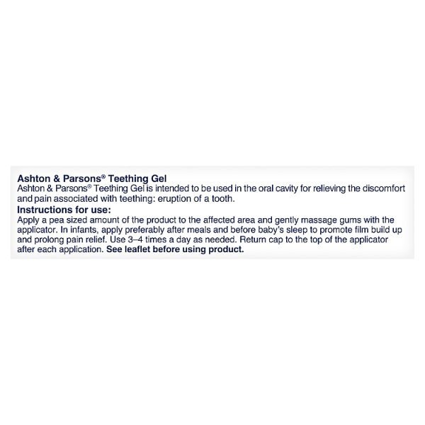 Ashton & Parsons Teething Gel 10ML
