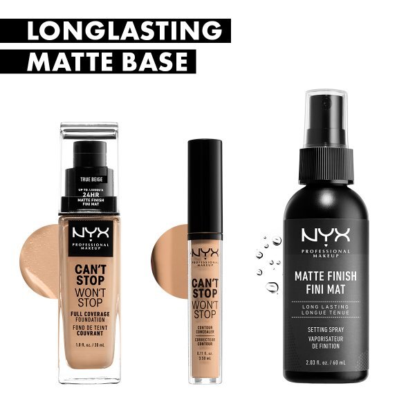 DNR NYX Professional Makeup Cant Stop Foundation Nutmeg