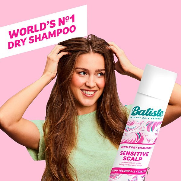 Batiste Sensitive Scalp Lightly Scented Dry Shampoo 200ml