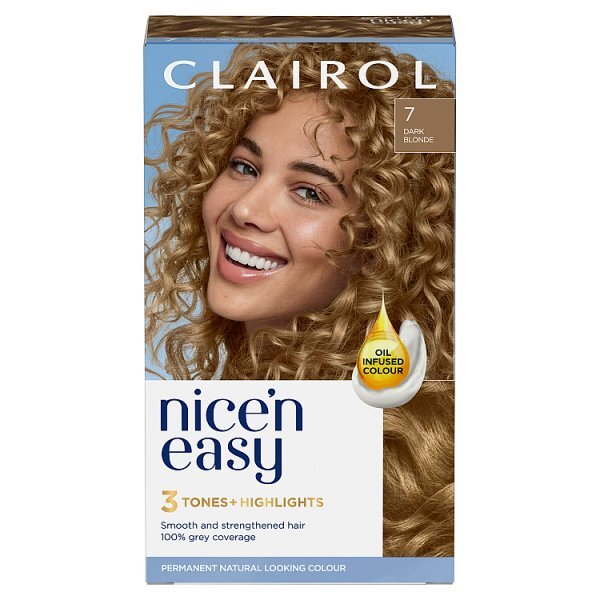 Clairol Nice'n Easy Hair Dye 7 Dark Blonde