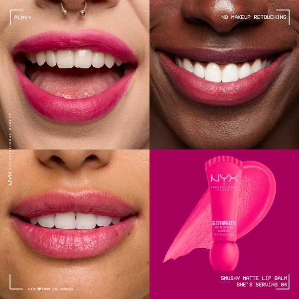 NYX Professional Makeup Smushy Matte Lip Balm Shes Serving