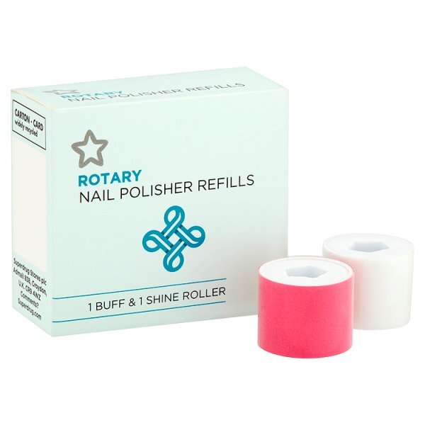 Superdrug Electric Nail Buffer Refills - 1 Buff & 1 Shine