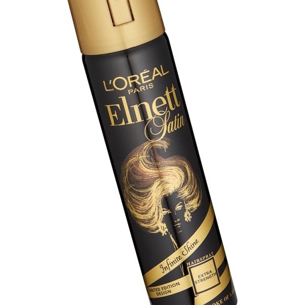 L'Oreal Hairspray Elnett Shine Dull Hair Strong Hold 75ml