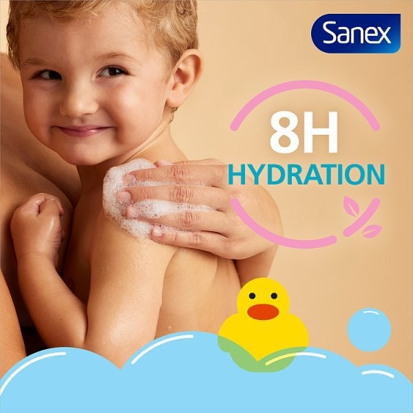 Sanex Zero% Baby Bath Foam & Shampoo 450Ml