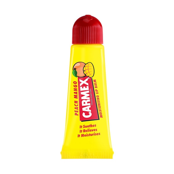 Carmex Peach And Mango Lip Balm 10g Tube