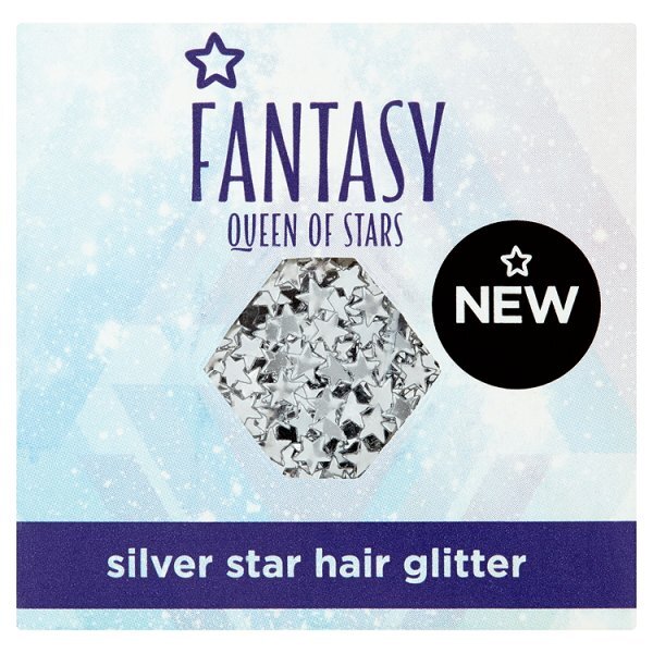 DNR Superdrug Fantasy Queen of Stars Hair Glitter Pot Purple