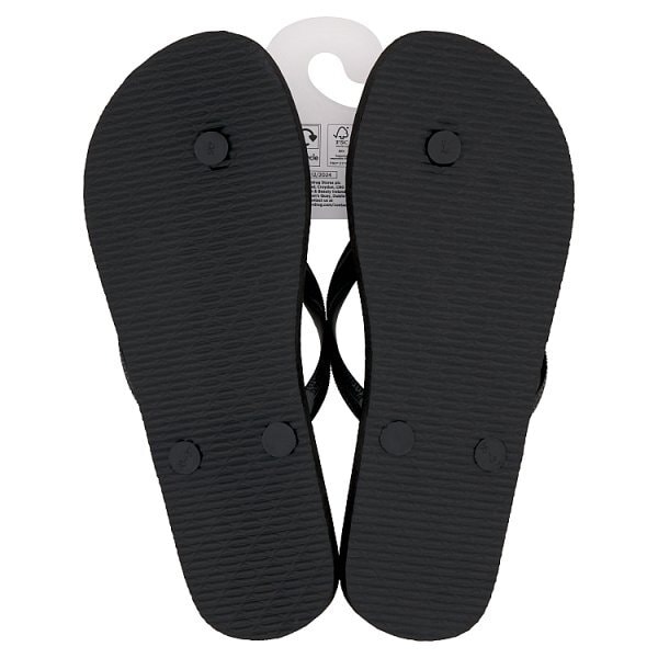 Superdrug Flip Flops Black S/M
