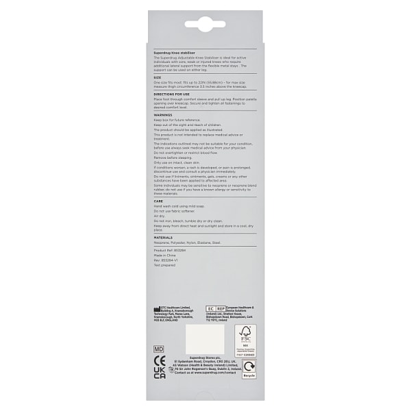 Superdrug Sport Adjustable Knee Stabiliser