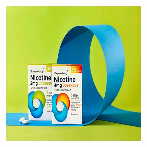 Superdrug 4mg Nicotine Lozenges X 36