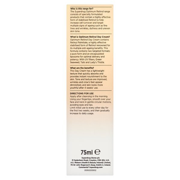 Optimum Retinol Day Cream 75ml