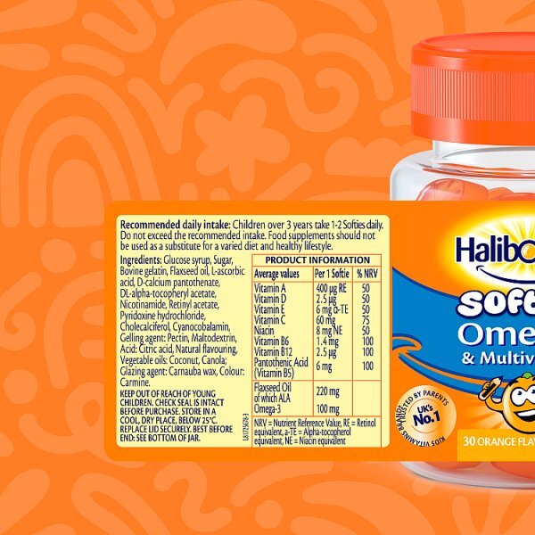 Haliborange Orange Omega 3 - 30 Softies
