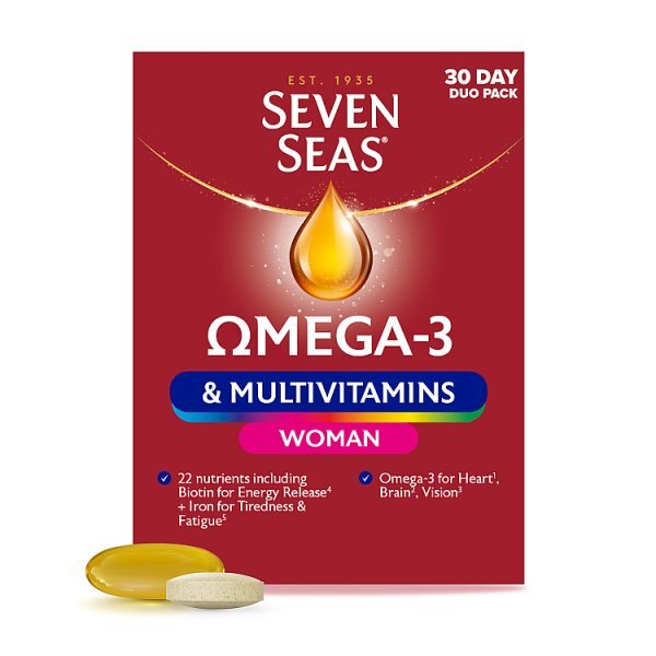 Seven Seas Omega 3 & Multivitamins Woman Duo