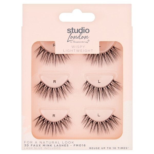 Superdrug Studio London Wispy Lashes Multipack