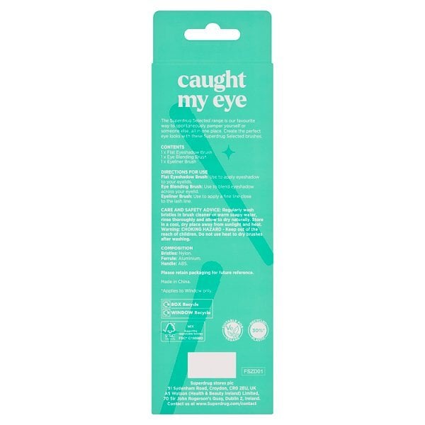 Selected By Superdrug Eye Brush Set Beauty Gift