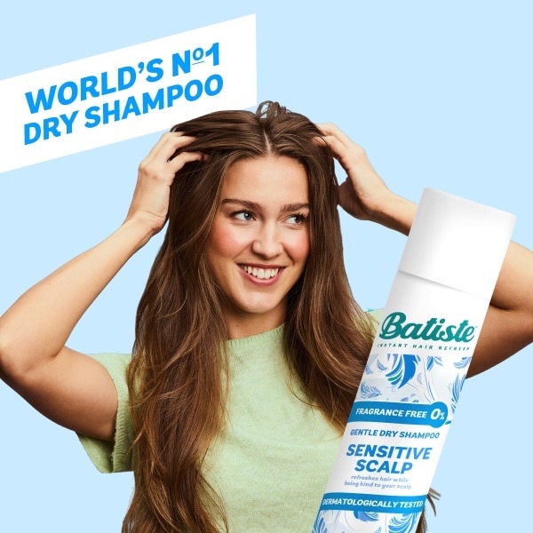 Batiste Sensitive Scalp Fragrance Free Dry Shampoo 200ml
