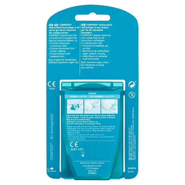 Compeed Bunion Plasters Medium 5s