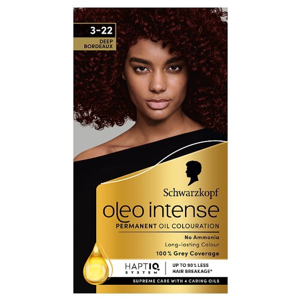 DNR Schwarzkopf Oleo Intense Deep Bordeaux Permanent Hair Dye