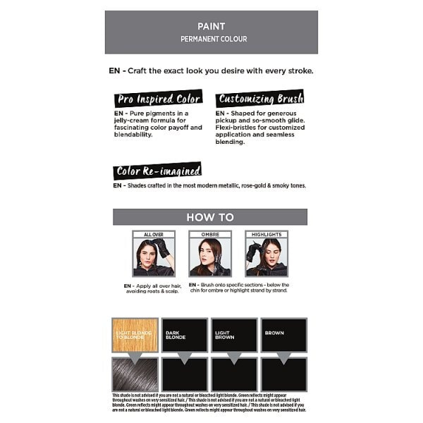 Colorista Hair Paint 9.1 Smoke Grey