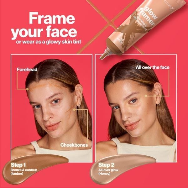 Max Factor Glow Framer Bronzing and Illuminating Tint, Sand 30ml