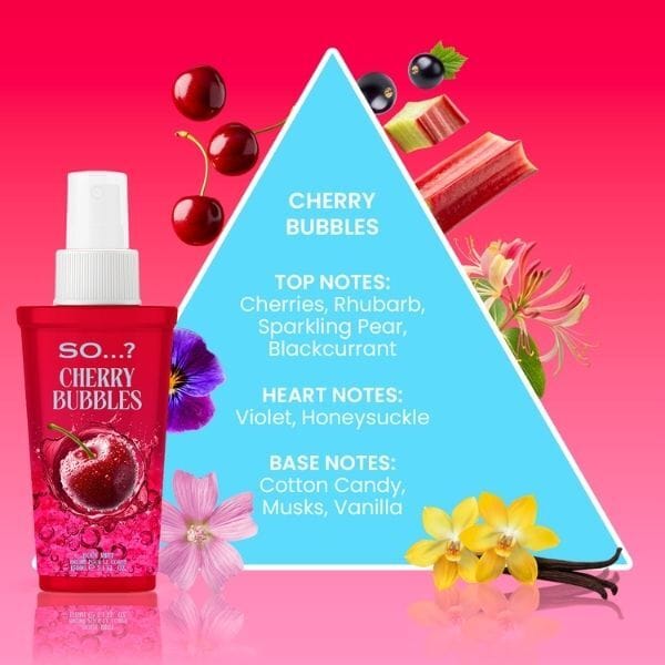 So? Delish Cherry Bubbles Body Mist 150ml