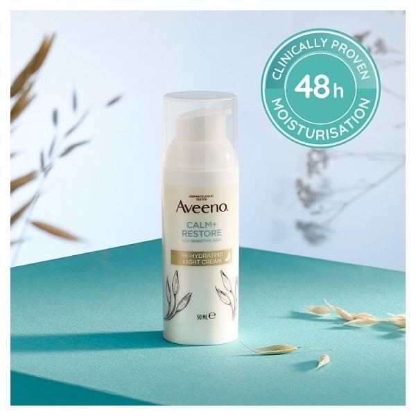 Aveeno Face Calm And Restore Re-Hydrating Night Cream 50Ml