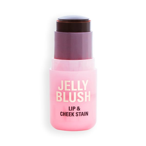 Revolution Jelly Blush Stick Lip Cheek Stain Peach Orange