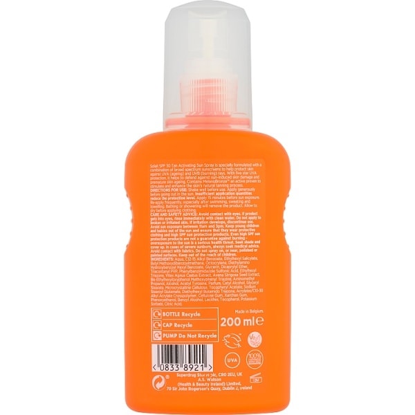 Solait Tanning Active Spray SPF30 200 ml&nbsp;