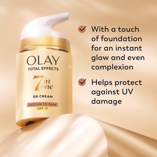 Olay Total Effects 7in1 BB Face Cream, Medium To Dark, 50ml