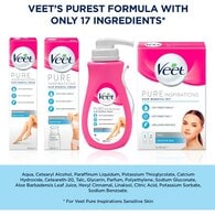 Veet Pure Hair Removal Cream Legs & Body Sensitive 200ml