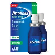 Nicotinell (Nicotine) 1Mg Mint 2X150 Sprays Stop Smoking Aid