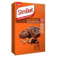 DNR SlimFast Meal Replacement Bar Choc Orange (4x240g)