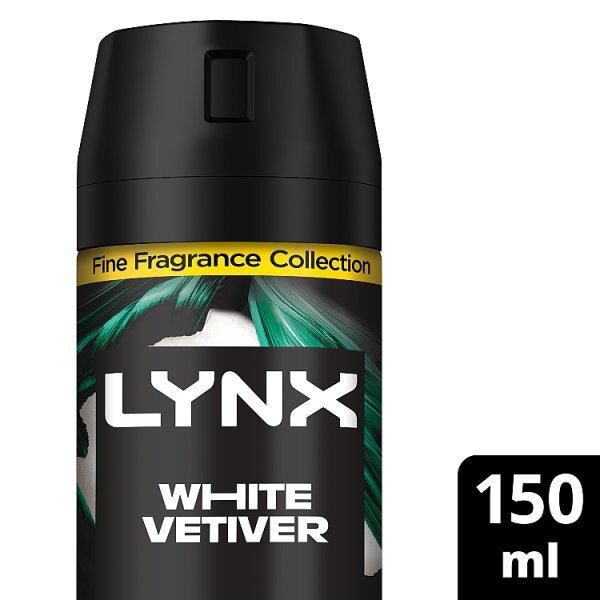 Lynx Fine Fragrance Collecion White Vetiver Body Spray 150Ml