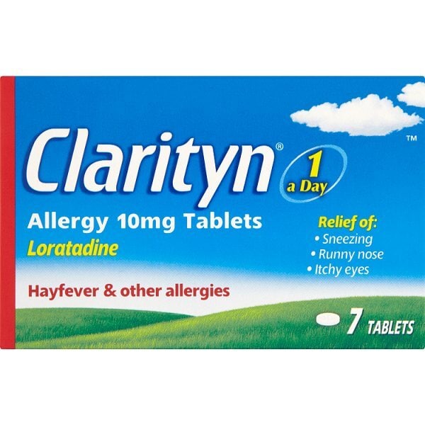 Clarityn Allergy Tablets 10mg Loratadine 7 Tablets