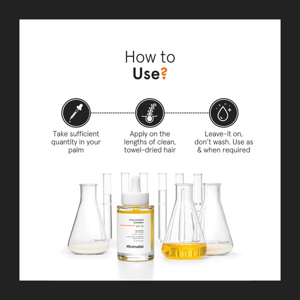 Minimalist Frizz Control Complex Hair Serum 50ML