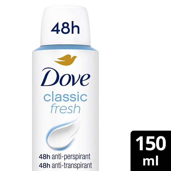 Dove Classic Fresh Anti-Perspirant Deodorant Aerosol 150 ml