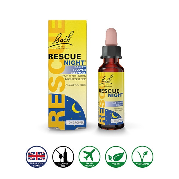 Rescue Night Drops Natural Night Sleep 10ml Dropper