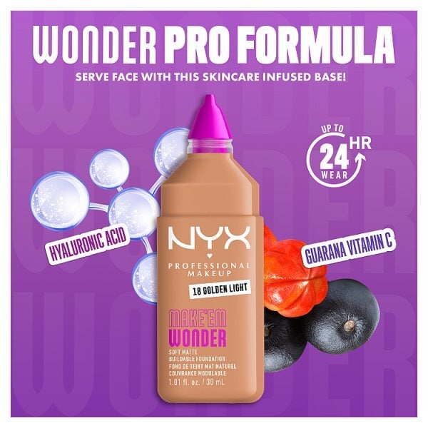 NYX Professional Makeup Wonder Foundation Golden Light
